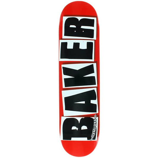 BAKER BRAND LOGO DECK 8.47″ X 32″ RED/BLACK
