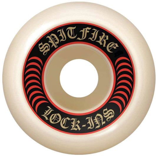 SPITFIRE FORMULA 4 LOCK-INS 55MM 101A RED WHEELS