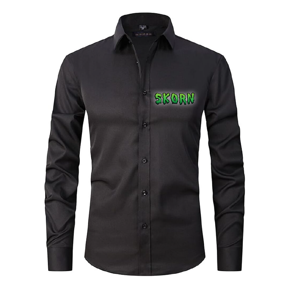 Skorn Swamp Monster Logo Dress Shirt