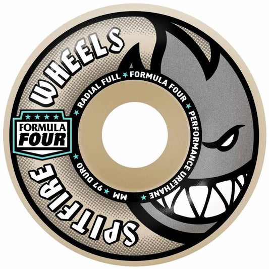 SPITFIRE FORMULA FOUR RADIAL FULL 58MM 97A NATURAL WHEELS
